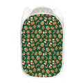 Gingerbread Cookies Pattern Print Mesh Laundry Hamper