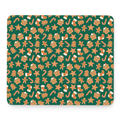 Gingerbread Cookies Pattern Print Mouse Pad