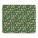Gingerbread Cookies Pattern Print Mouse Pad