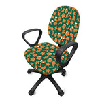 Gingerbread Cookies Pattern Print Office Chair Cover