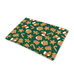 Gingerbread Cookies Pattern Print Pet Cooling Mat Cover