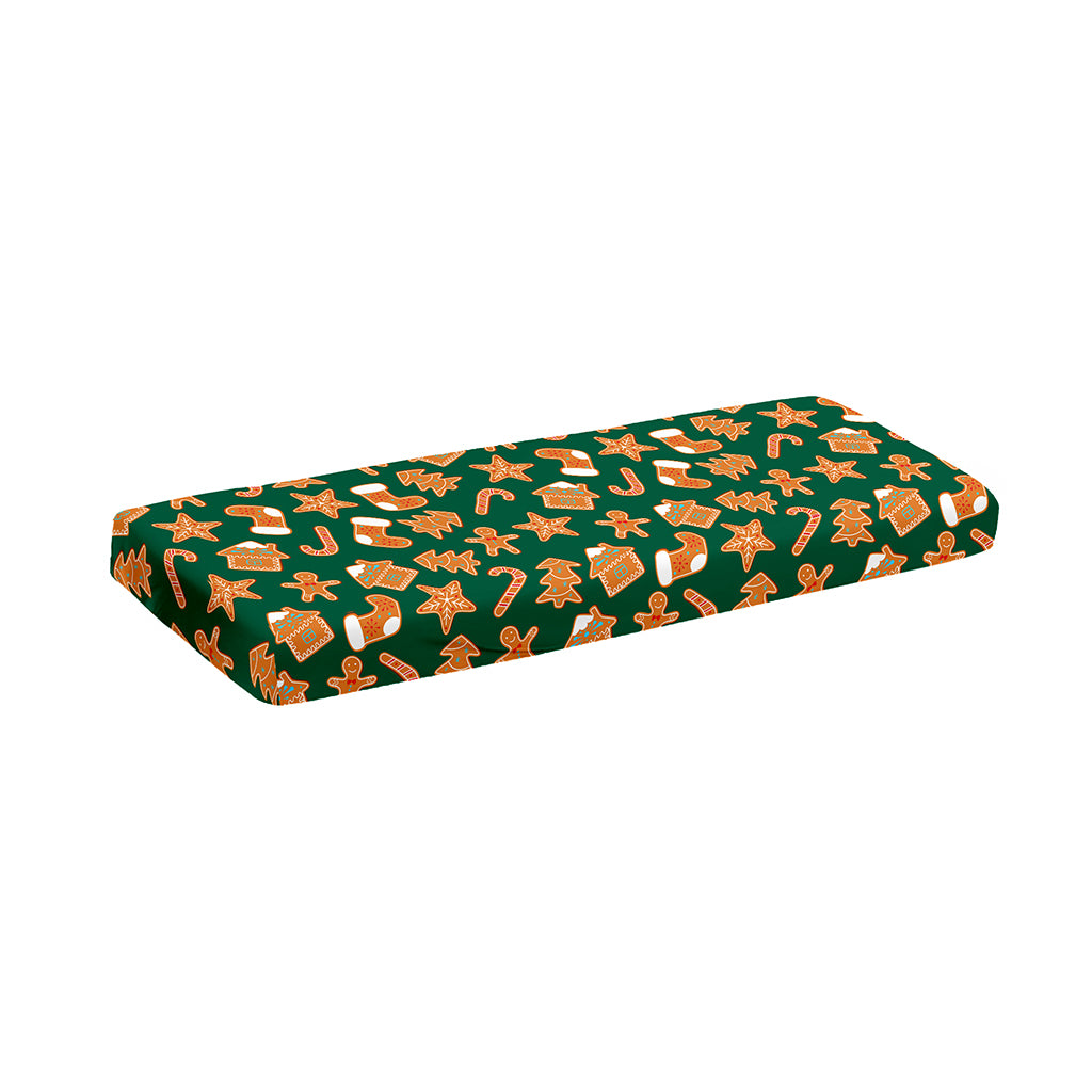 Gingerbread Cookies Pattern Print Piano Keyboard Cover