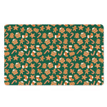 Gingerbread Cookies Pattern Print Polyester Doormat
