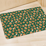 Gingerbread Cookies Pattern Print Polyester Doormat