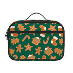Gingerbread Cookies Pattern Print Portable Lunch Bag