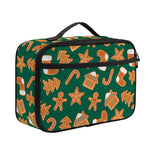 Gingerbread Cookies Pattern Print Portable Lunch Bag