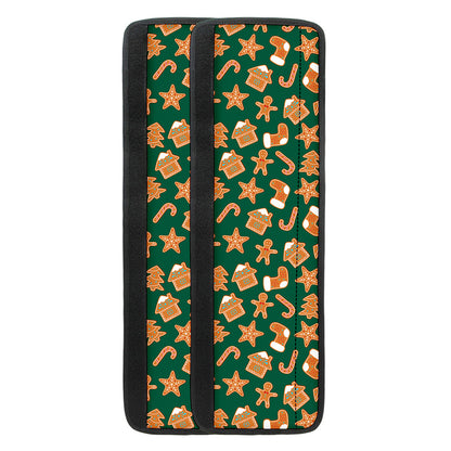 Gingerbread Cookies Pattern Print Refrigerator Handle Covers