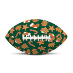 Gingerbread Cookies Pattern Print Rugby Ball