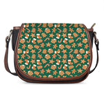 Gingerbread Cookies Pattern Print Saddle Bag