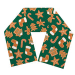 Gingerbread Cookies Pattern Print Scarf