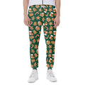 Gingerbread Cookies Pattern Print Joggers