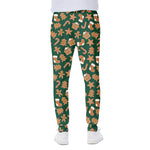 Gingerbread Cookies Pattern Print Scuba Joggers