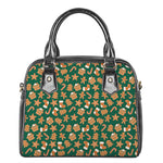 Gingerbread Cookies Pattern Print Shoulder Handbag