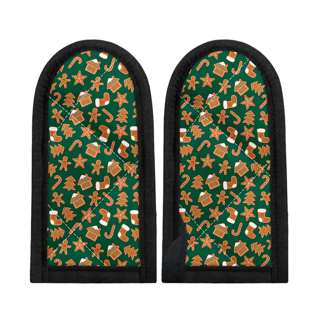 Gingerbread Cookies Pattern Print Skillet Handle Cover