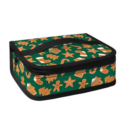 Gingerbread Cookies Pattern Print Small Lunch Bag