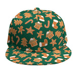 Gingerbread Cookies Pattern Print Snapback Cap