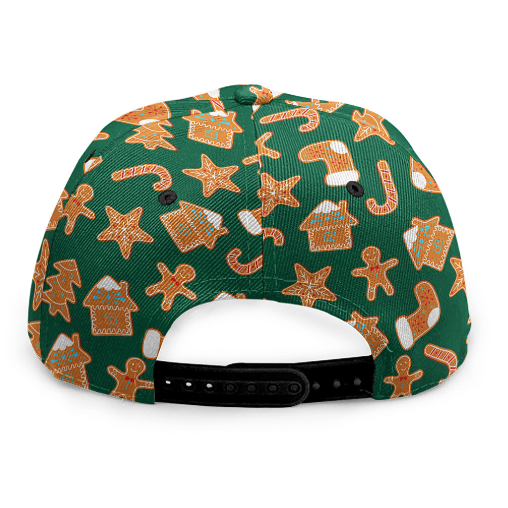 Gingerbread Cookies Pattern Print Snapback Cap