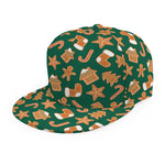 Gingerbread Cookies Pattern Print Snapback Cap
