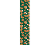 Gingerbread Cookies Pattern Print Table Runner