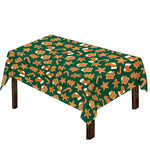 Gingerbread Cookies Pattern Print Tablecloth