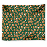 Gingerbread Cookies Pattern Print Tapestry