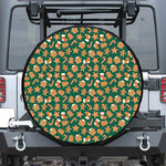 Gingerbread Cookies Pattern Print Tire Cover