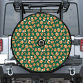 Gingerbread Cookies Pattern Print Tire Cover With Camera Hole