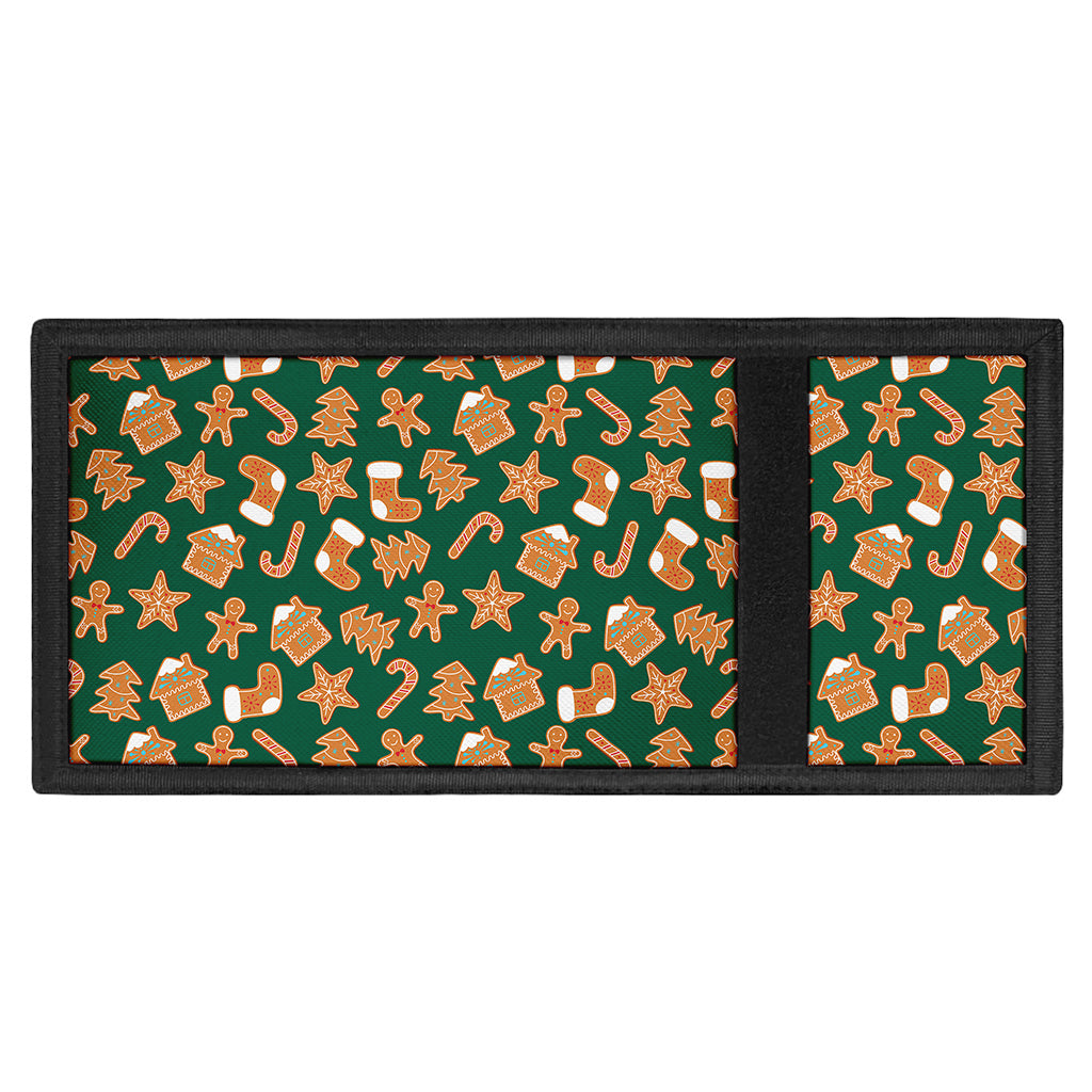 Gingerbread Cookies Pattern Print Trifold Wallet