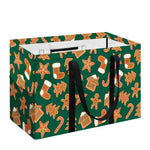 Gingerbread Cookies Pattern Print Utility Tote Bag