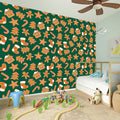 Gingerbread Cookies Pattern Print Wall Sticker