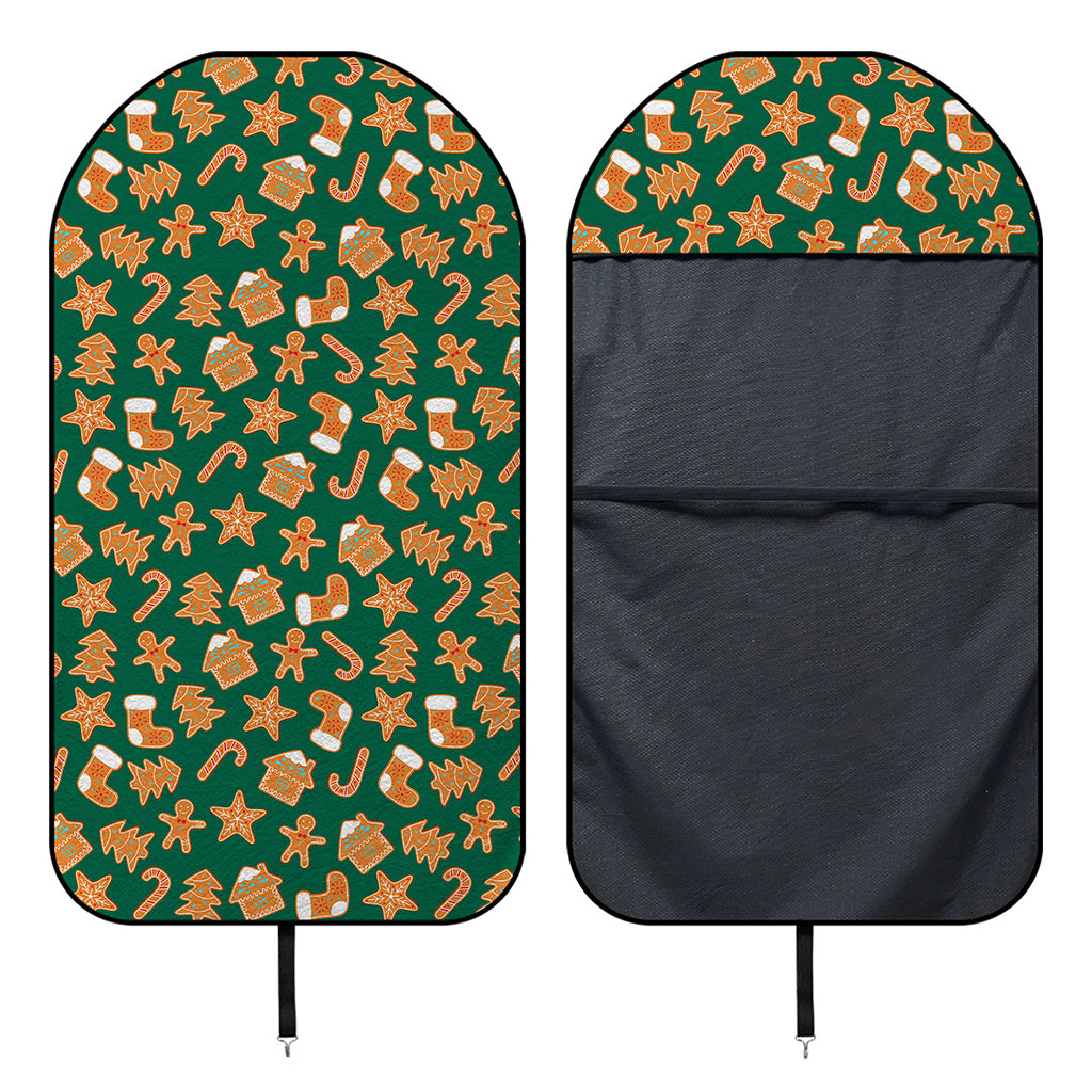 Gingerbread Cookies Pattern Print Waterproof Car Seat Cover