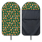 Gingerbread Cookies Pattern Print Waterproof Car Seat Cover