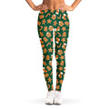 Gingerbread Cookies Pattern Print Women's Leggings