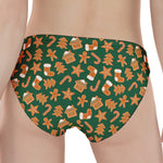 Gingerbread Cookies Pattern Print Women's Panties