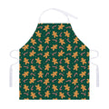Gingerbread Man Cookies Pattern Print Adjustable Apron