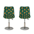 Gingerbread Man Cookies Pattern Print Bar Stool Covers