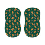 Gingerbread Man Cookies Pattern Print Bar Stool Covers