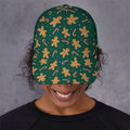 Gingerbread Man Cookies Pattern Print Baseball Cap