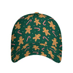 Gingerbread Man Cookies Pattern Print Baseball Cap