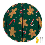 Gingerbread Man Cookies Pattern Print Basketball