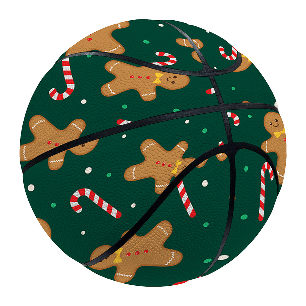 Gingerbread Man Cookies Pattern Print Basketball