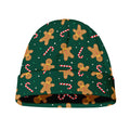 Gingerbread Man Cookies Pattern Print Beanie