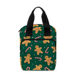 Gingerbread Man Cookies Pattern Print Bible Tote Bag