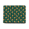 Gingerbread Man Cookies Pattern Print Bifold Wallet