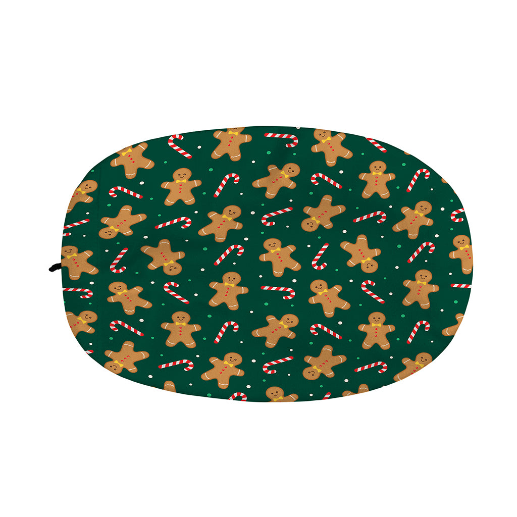 Gingerbread Man Cookies Pattern Print Car Side Mirror Covers