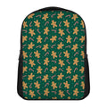 Gingerbread Man Cookies Pattern Print Casual Backpack