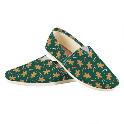 Gingerbread Man Cookies Pattern Print Casual Shoes