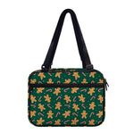 Gingerbread Man Cookies Pattern Print Double Strap Bible Bag