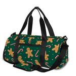 Gingerbread Man Cookies Pattern Print Gym Bag