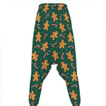 Gingerbread Man Cookies Pattern Print Hammer Pants